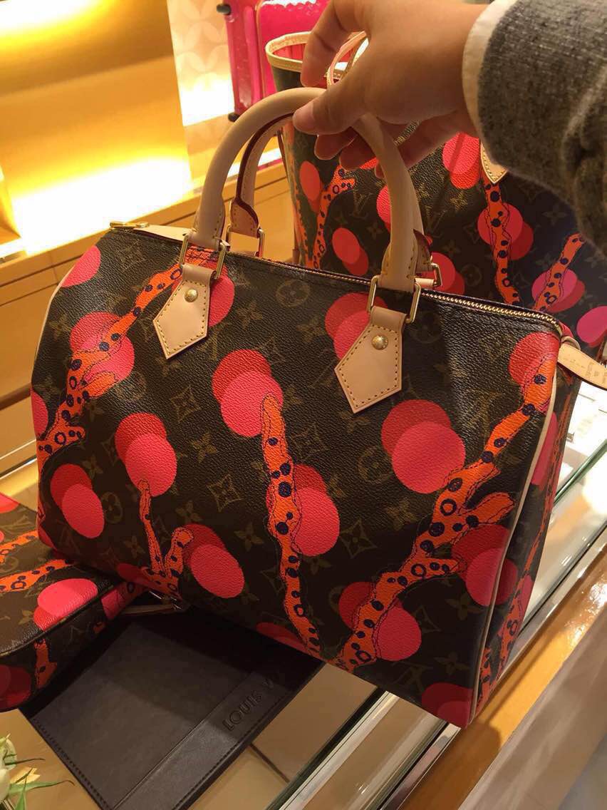 Real Louis Vuitton Monogram Speedy 30 Ramages Bag M41527